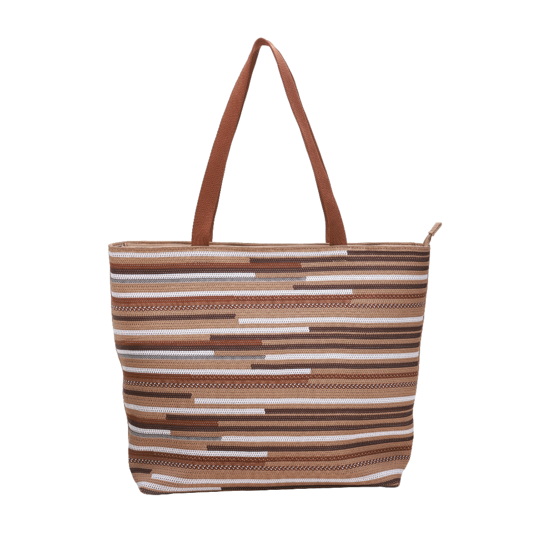 SEYOUSE | Light and Pleasant Stripe Series | Spring/Summer Casual Striped Tote Bag with a Fun, Large Capacity, Comfortable, and Versatile Design